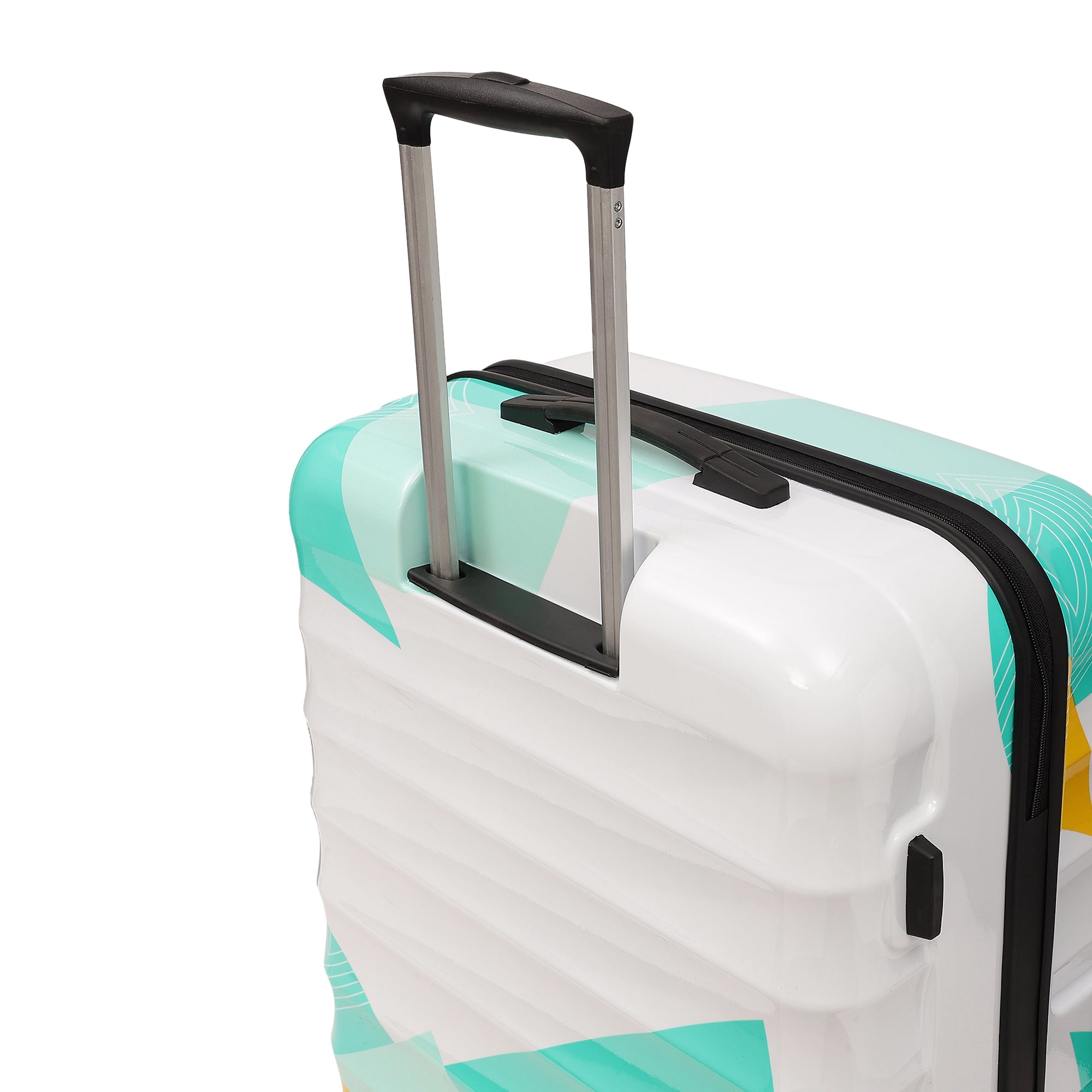 Mexico Printed Teal Large Trolley