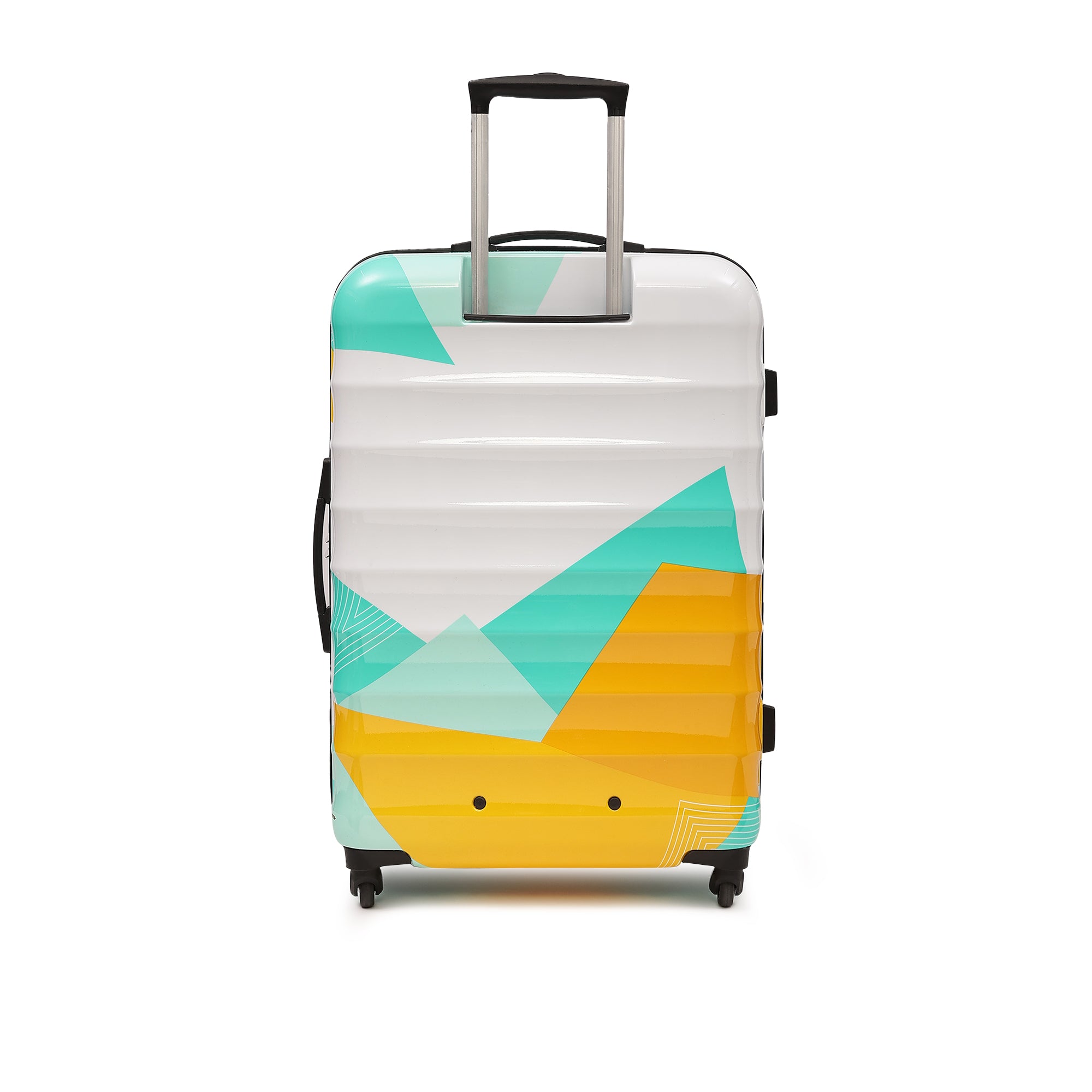 Mexico Printed Teal Large Trolley