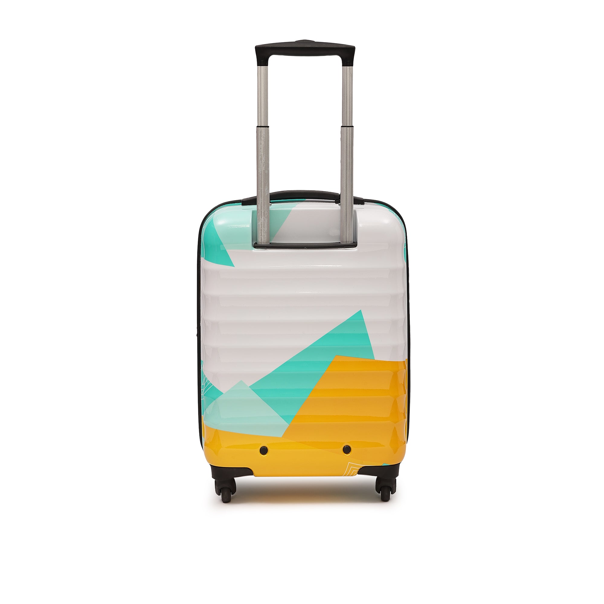 Mexico Printed Teal Small Trolley