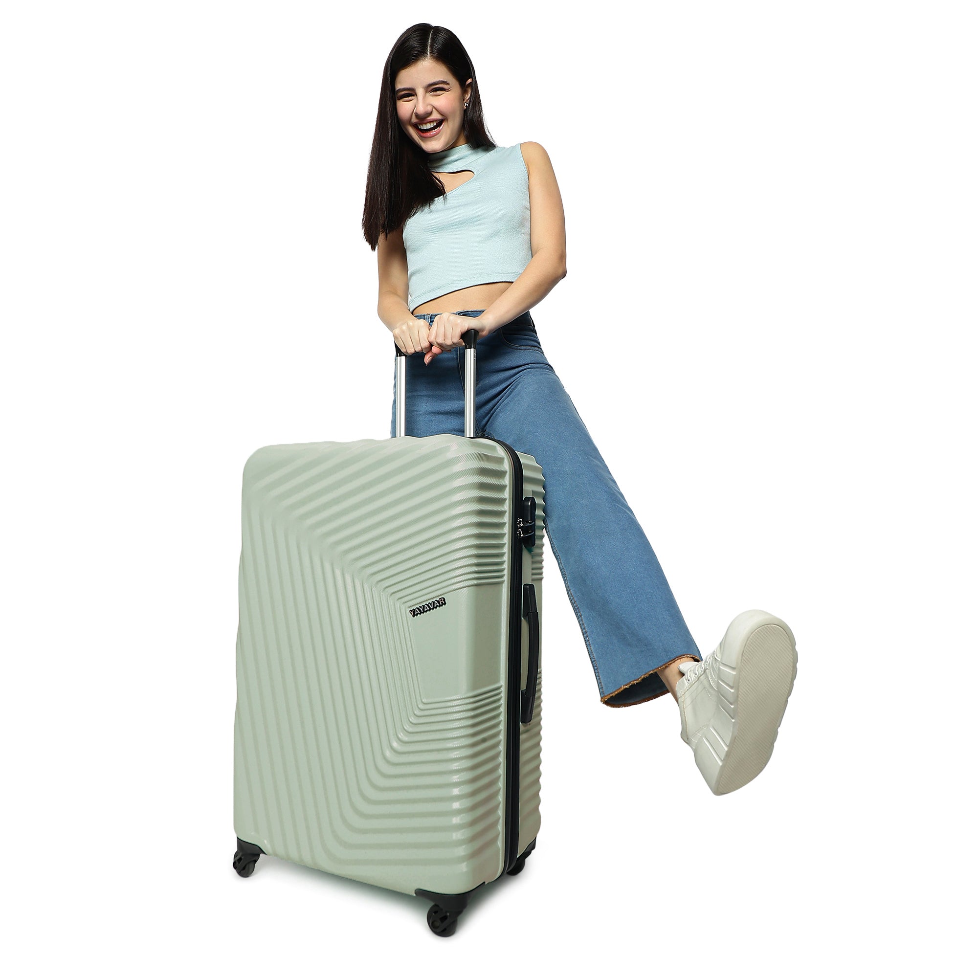 Monaco Sea Green Large Trolley