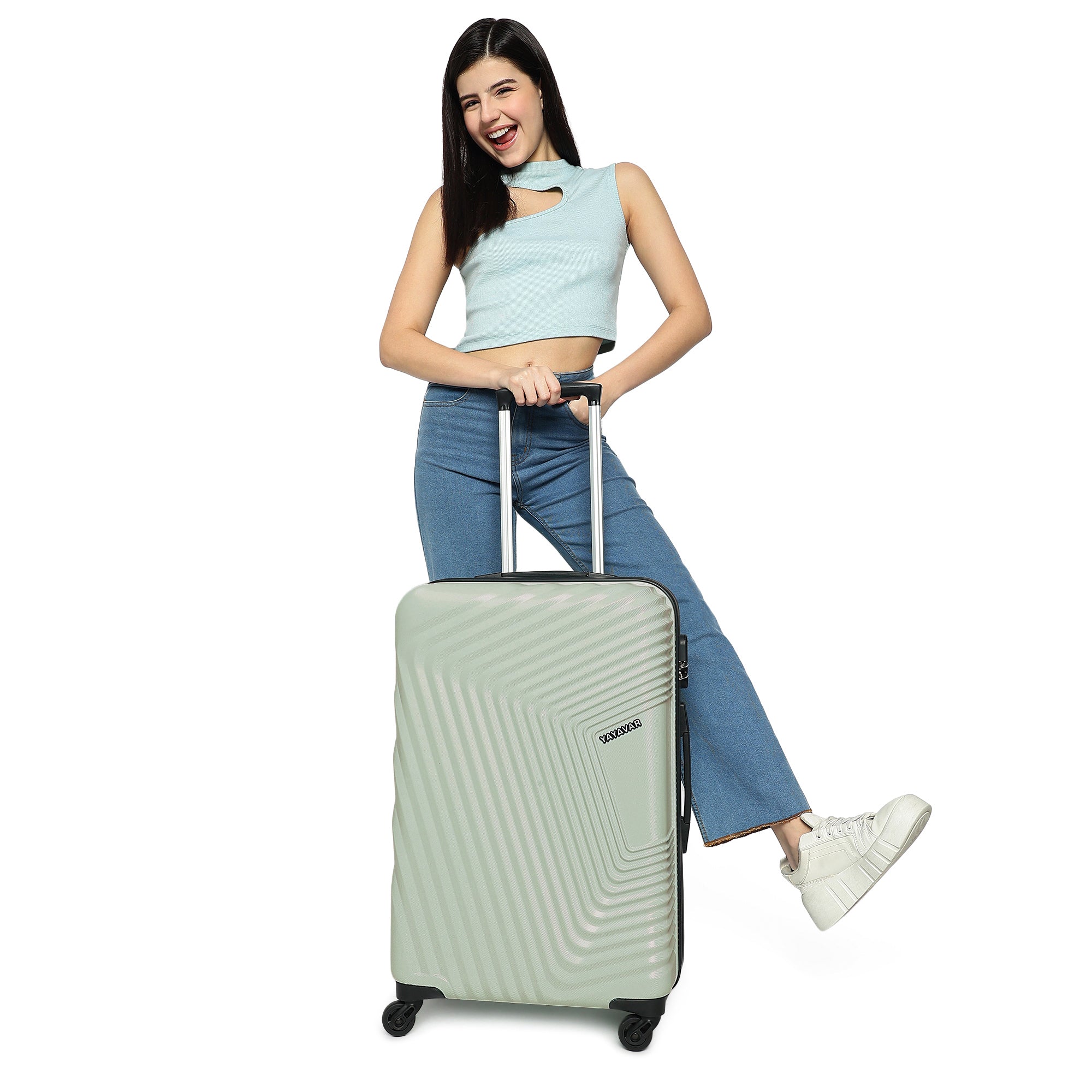 Monaco Sea Green Medium Trolley
