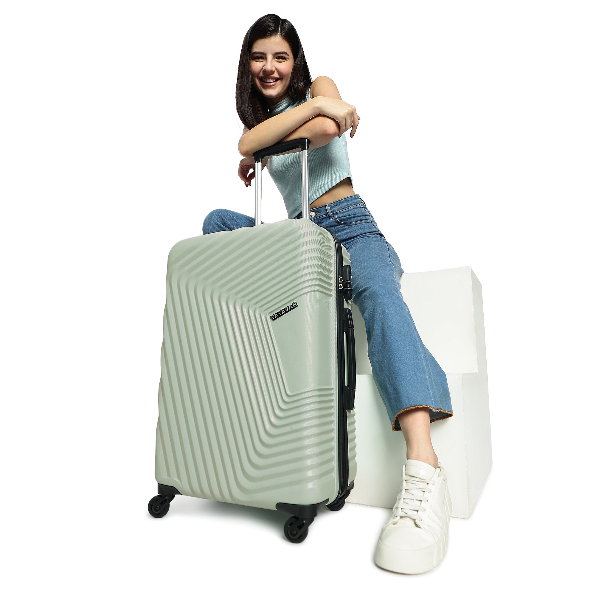 Monaco Sea Green Medium Trolley