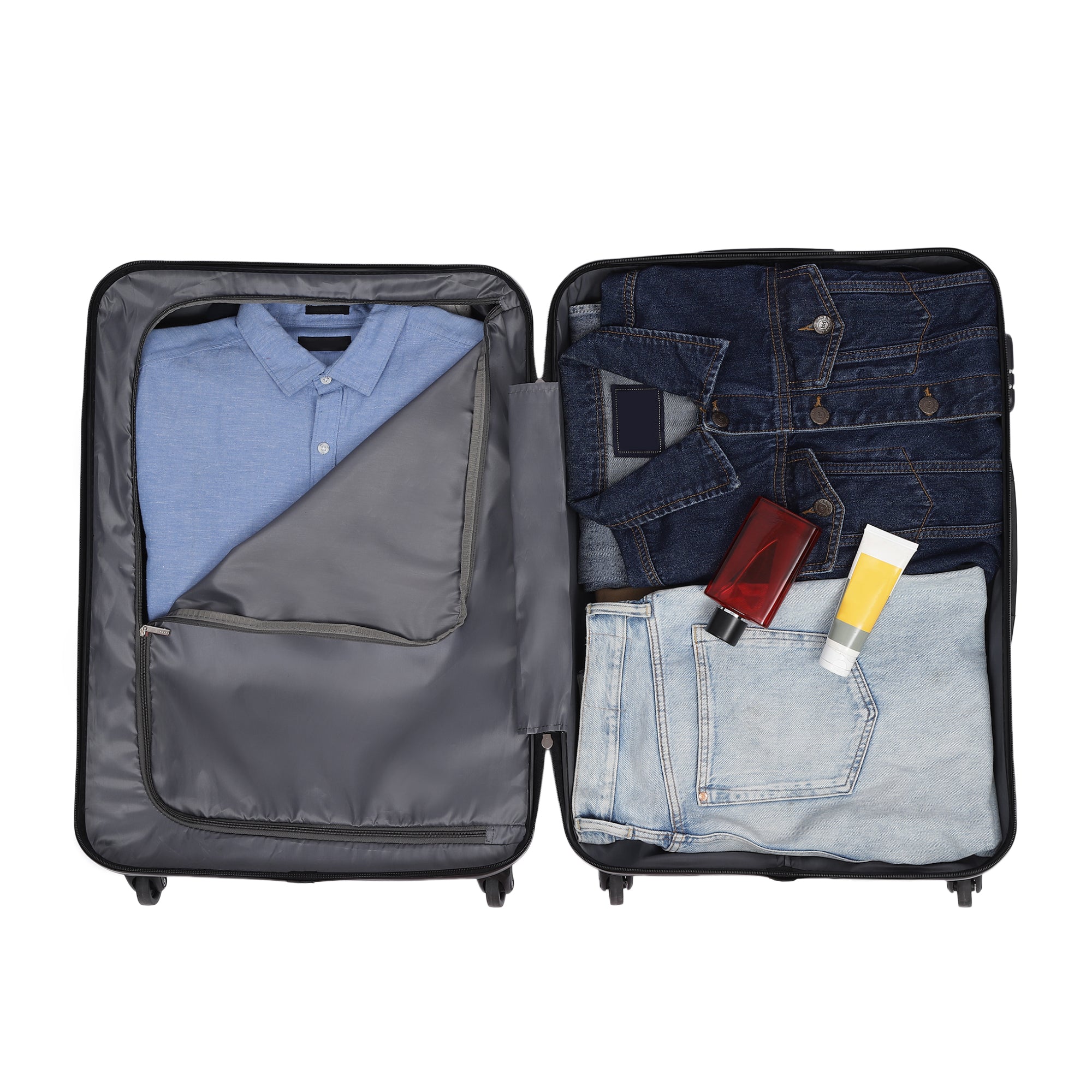 Tokyo Dual Teal-Black Medium Trolley