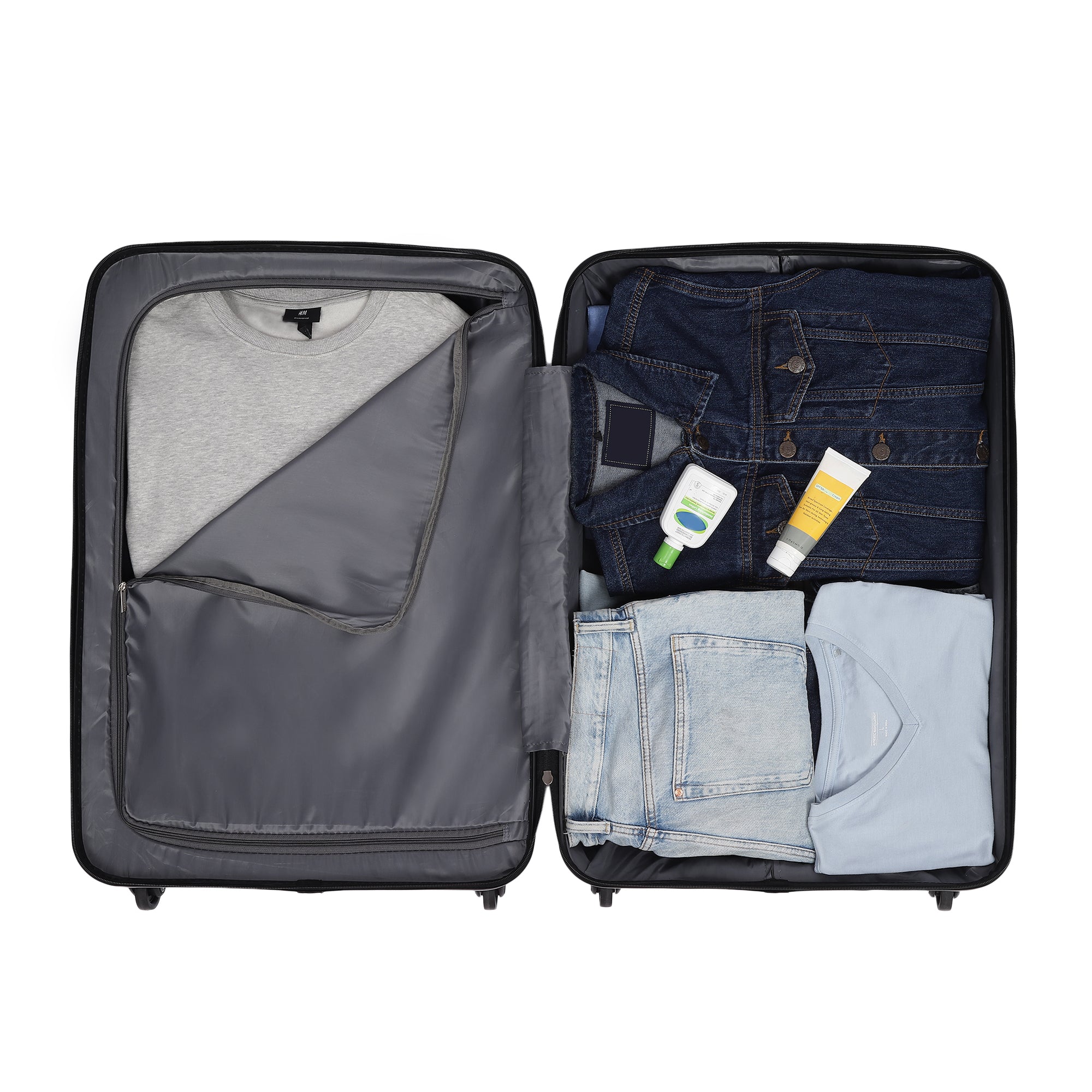 Tokyo Dual Teal-Black Large Trolley