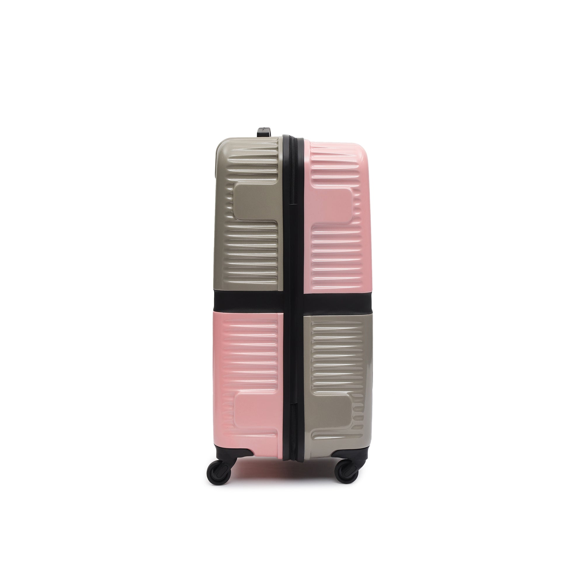 Venice Pink-Grey Large Trolley