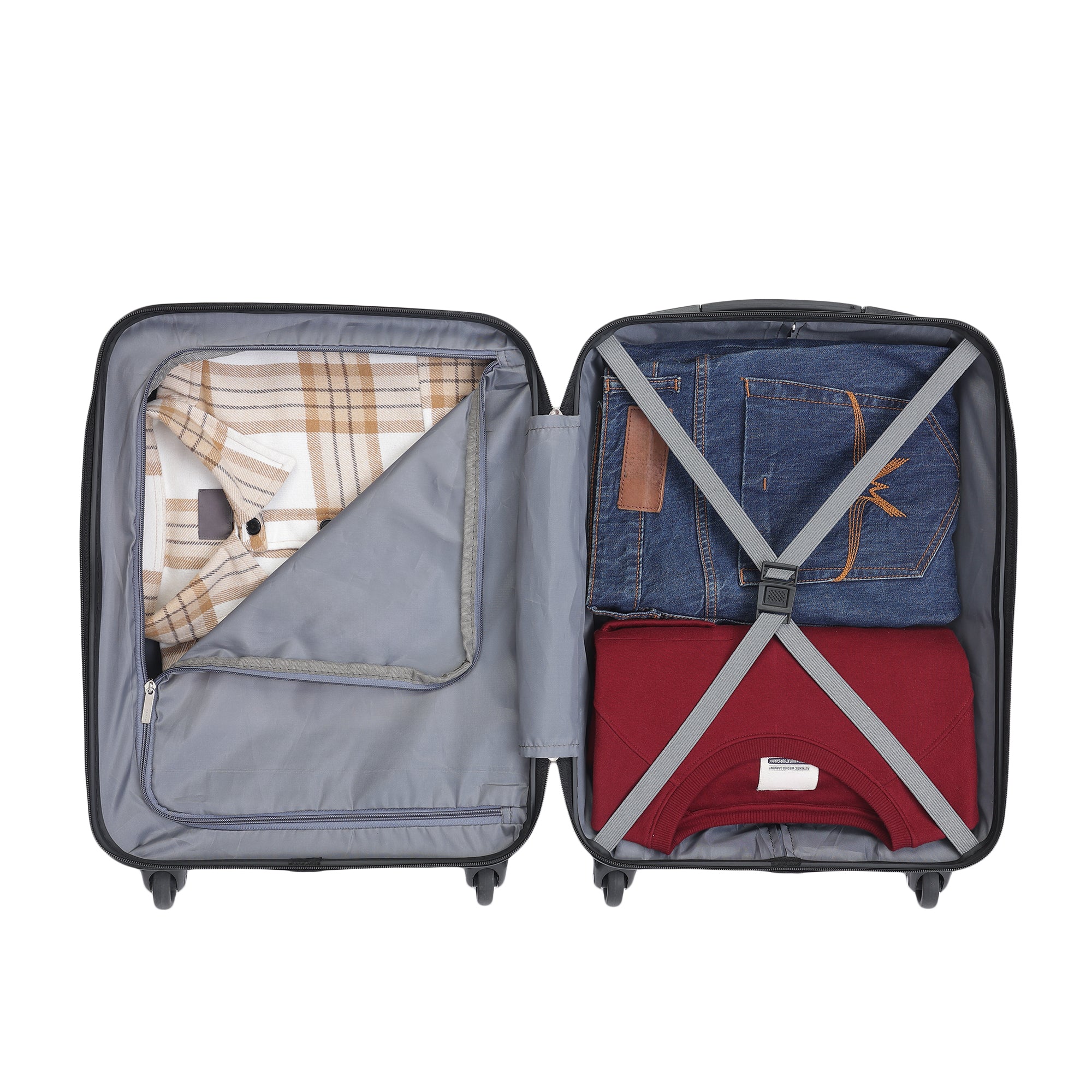 Venice Pink-Grey Small Trolley