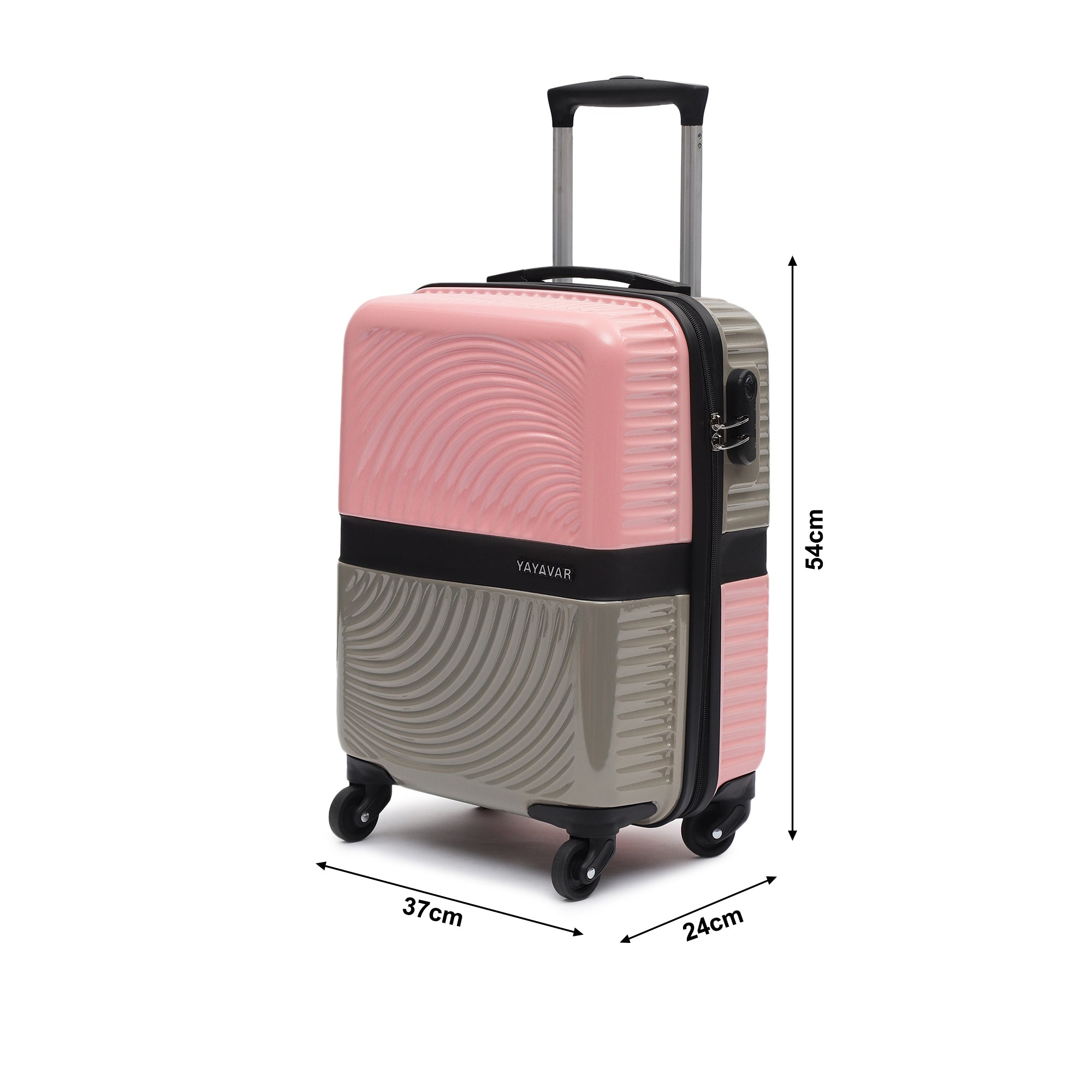 Venice Pink-Grey Small Trolley