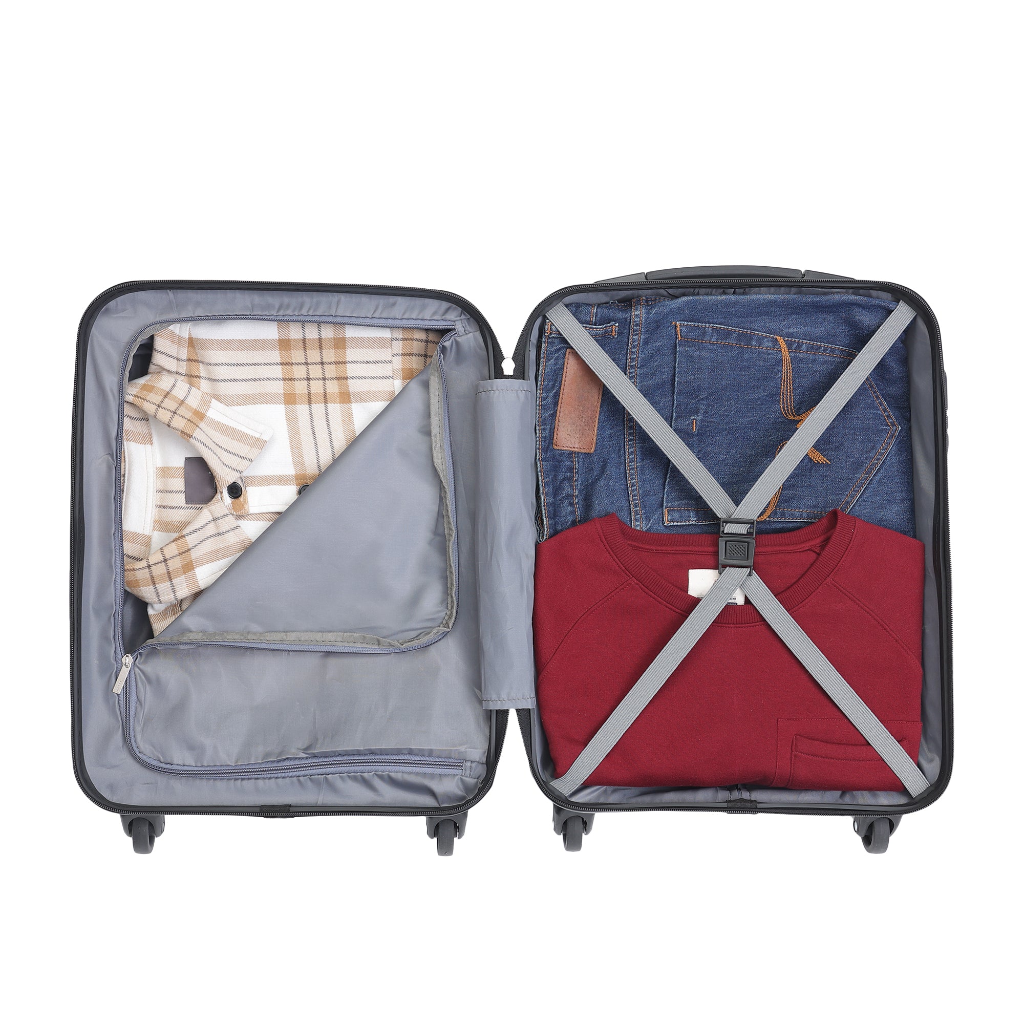 Venice Yellow-Grey Small Trolley