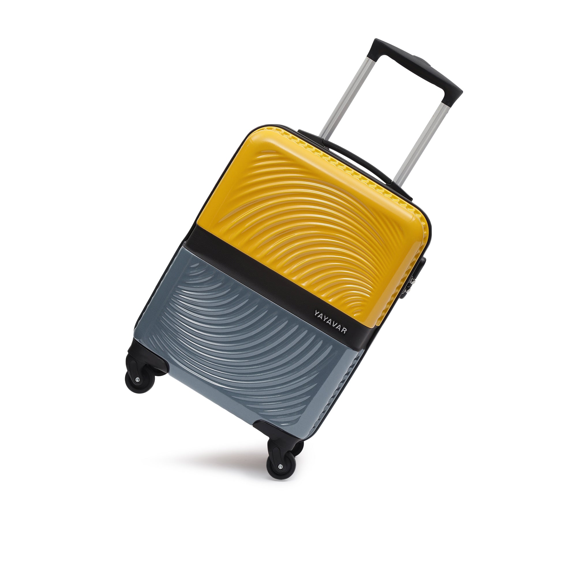 Venice Yellow-Grey Small Trolley