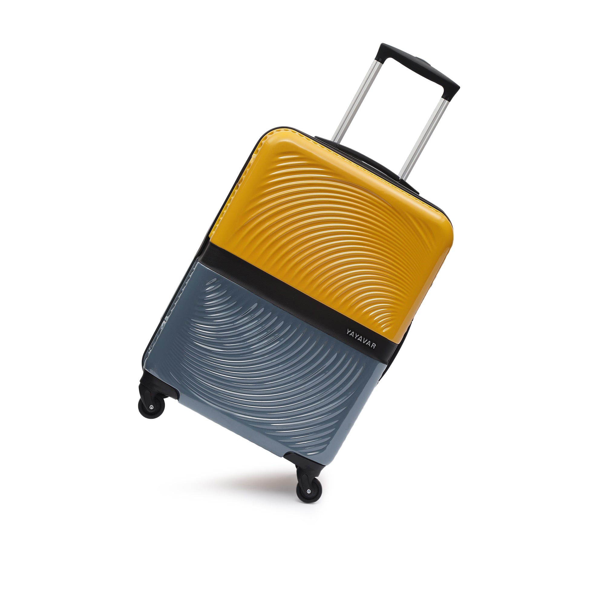 Venice Yellow-Grey Medium Trolley