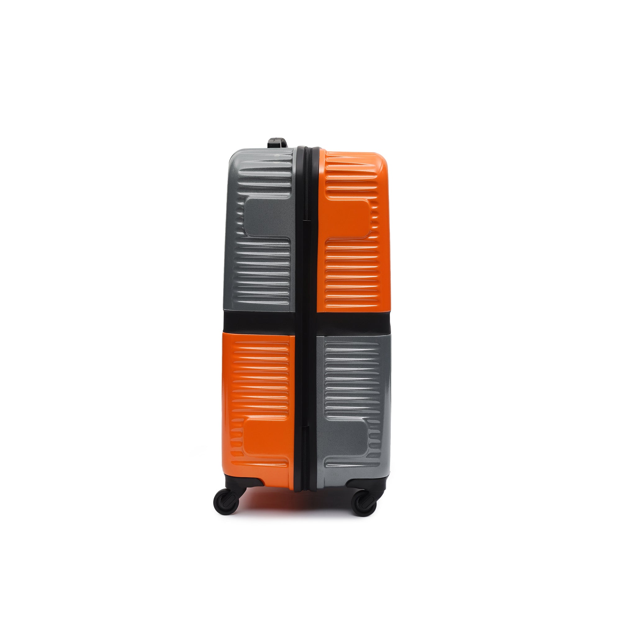 Venice Orange-Grey Large Trolley