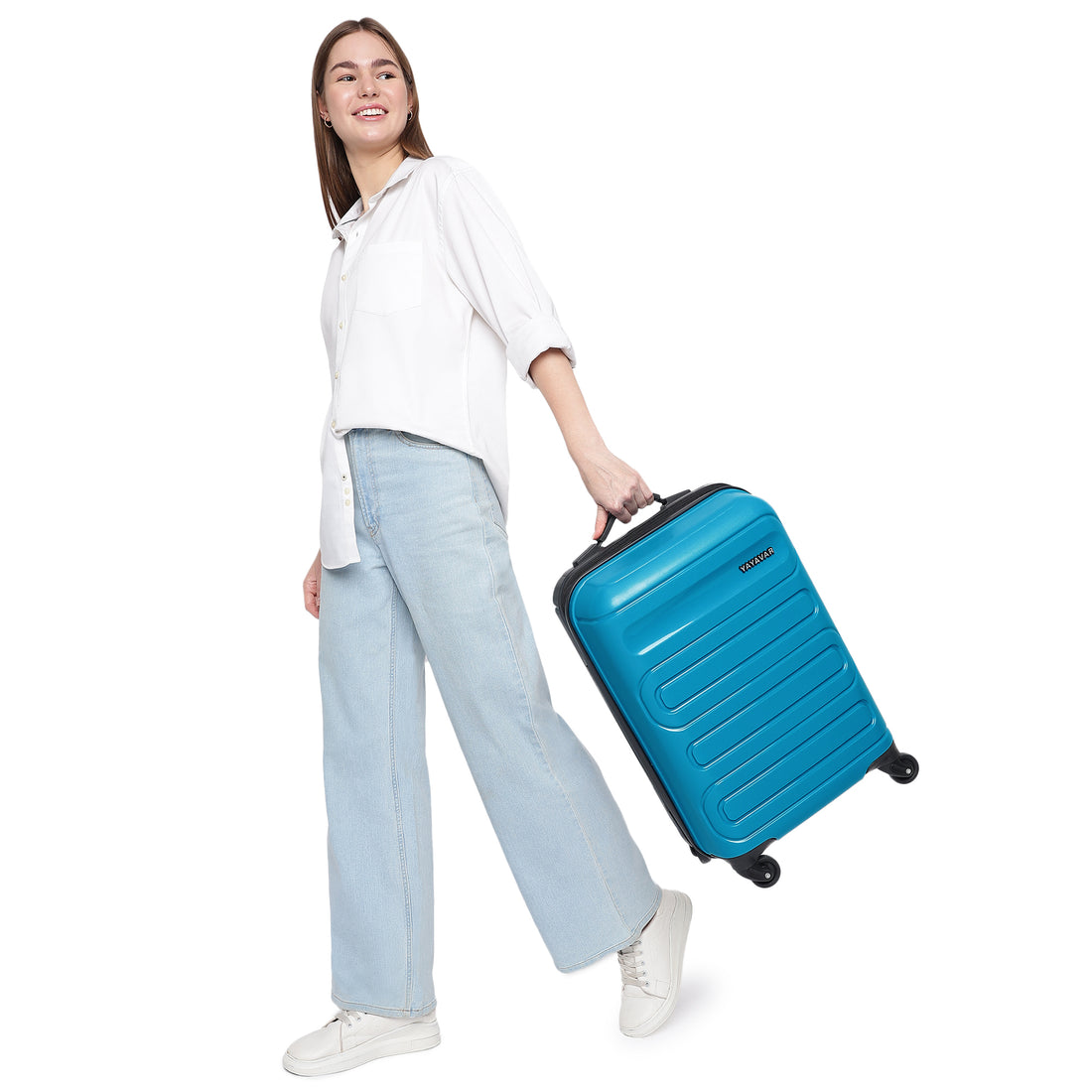 Tokyo Dual Teal-Black Set Of 2 Trolley