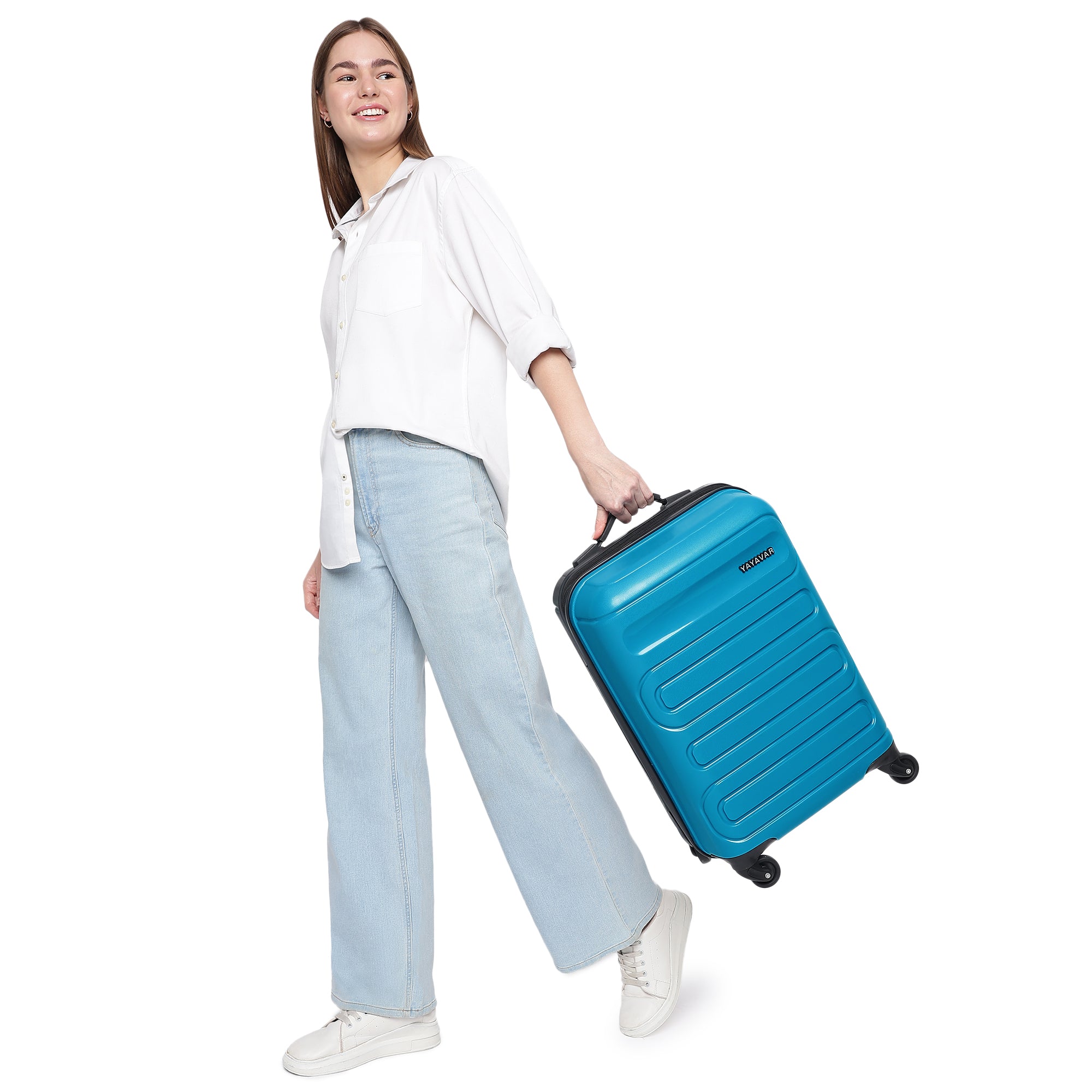 Tokyo Dual Teal-Black Set Of 2 Trolley
