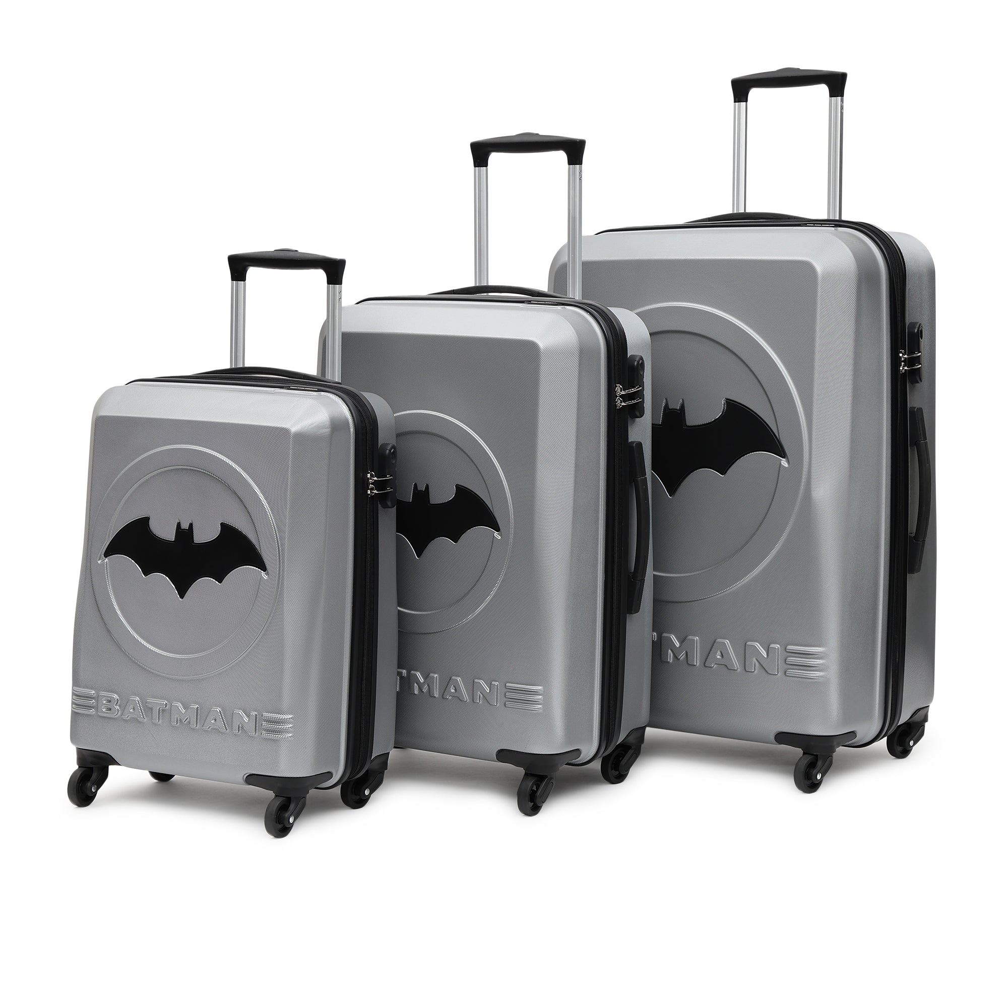 Batman Silver Set of 3 Trolley