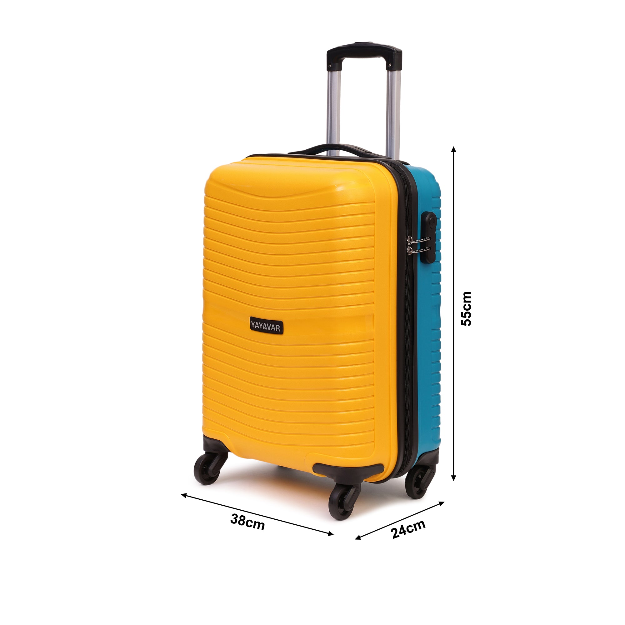 Tokyo Plus Yellow-Teal Small Trolley