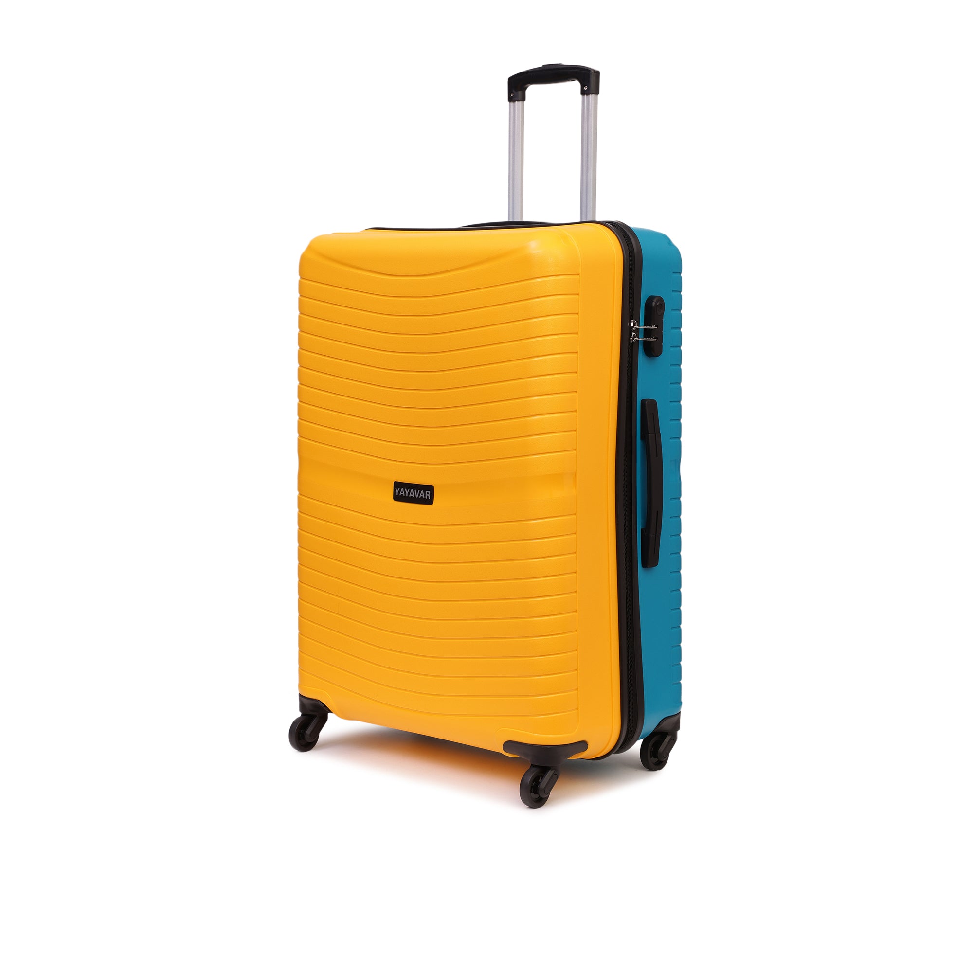 Tokyo Plus Yellow-Teal Large Trolley
