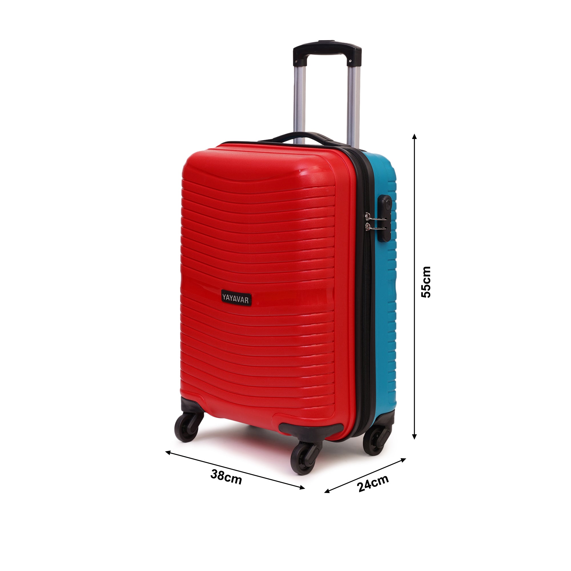 Tokyo Plus Red-Teal Small Trolley