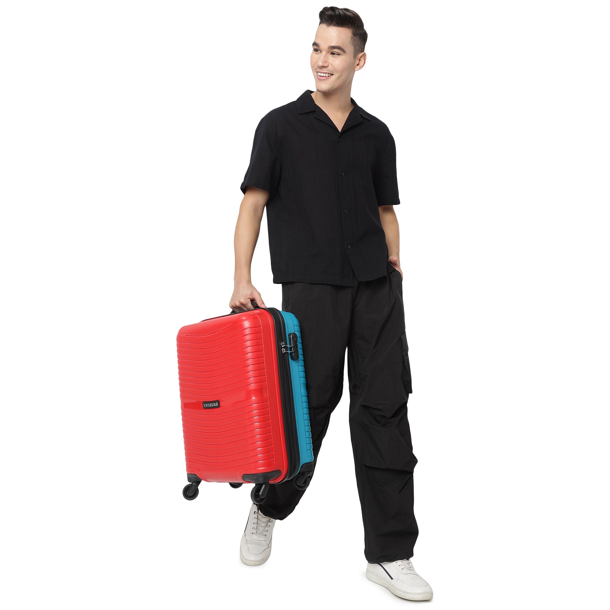 Tokyo Plus Red-Teal Small Trolley
