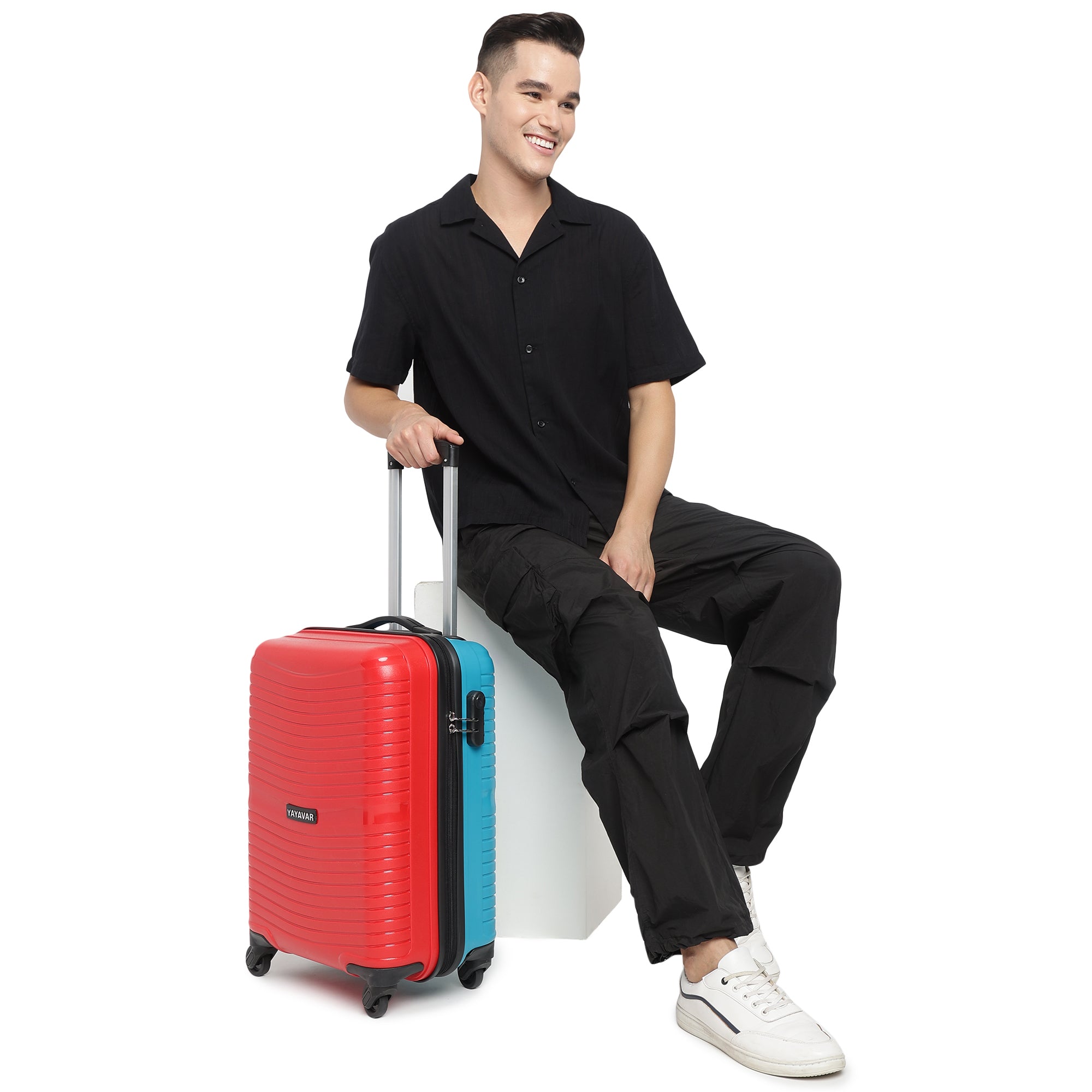 Tokyo Plus Red-Teal Small Trolley