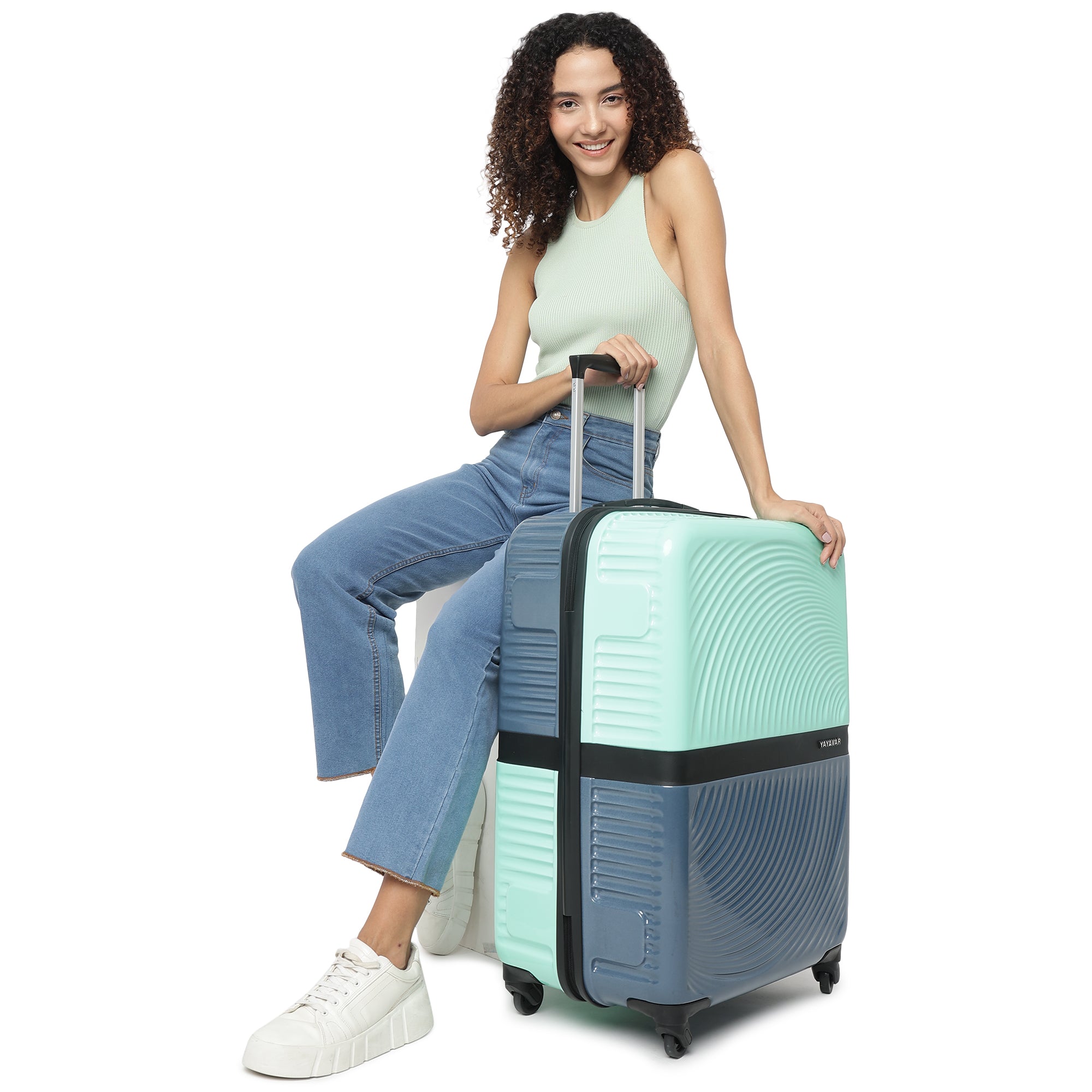 Venice Pista-Blue Set Of 3 Trolley