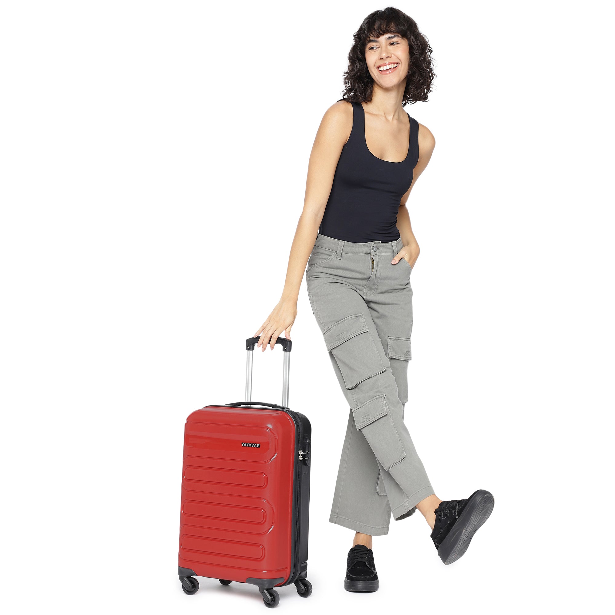 Tokyo Dual Red-Black Set Of 2 Trolley
