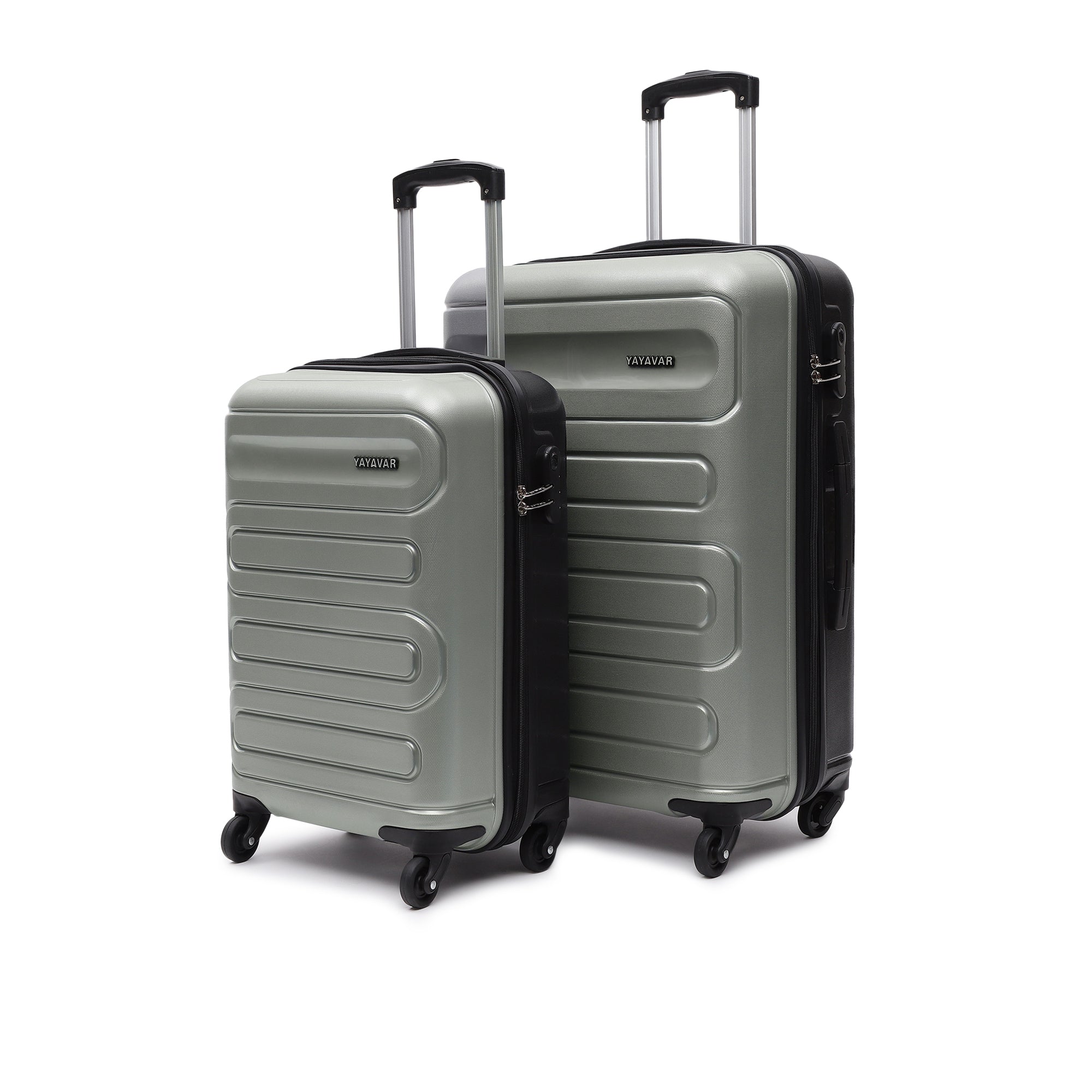 Tokyo Dual Silver-Black Set Of 2 Trolley