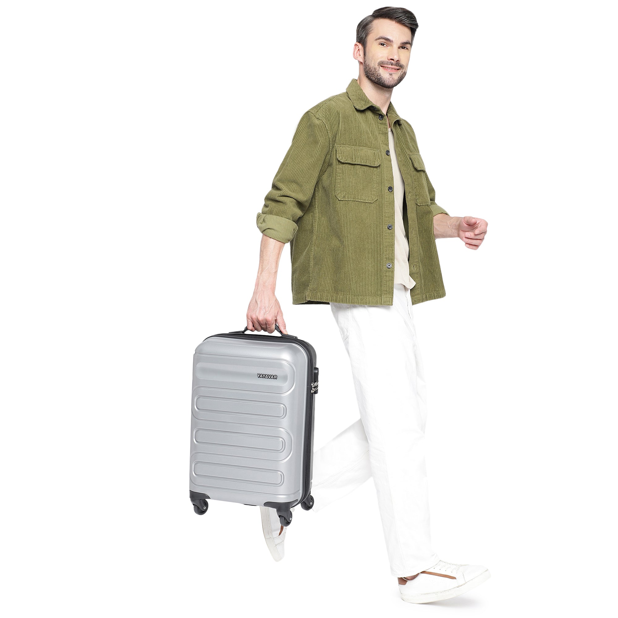 Tokyo Dual Silver-Black Set Of 2 Trolley