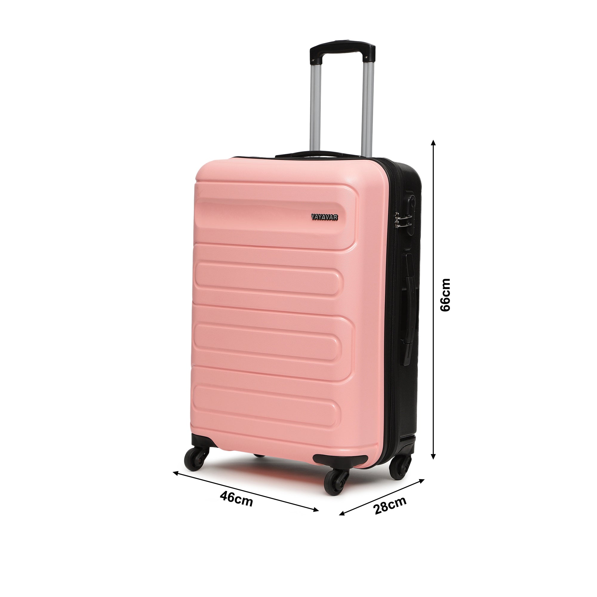 Tokyo Dual Pink-Black Medium Trolley