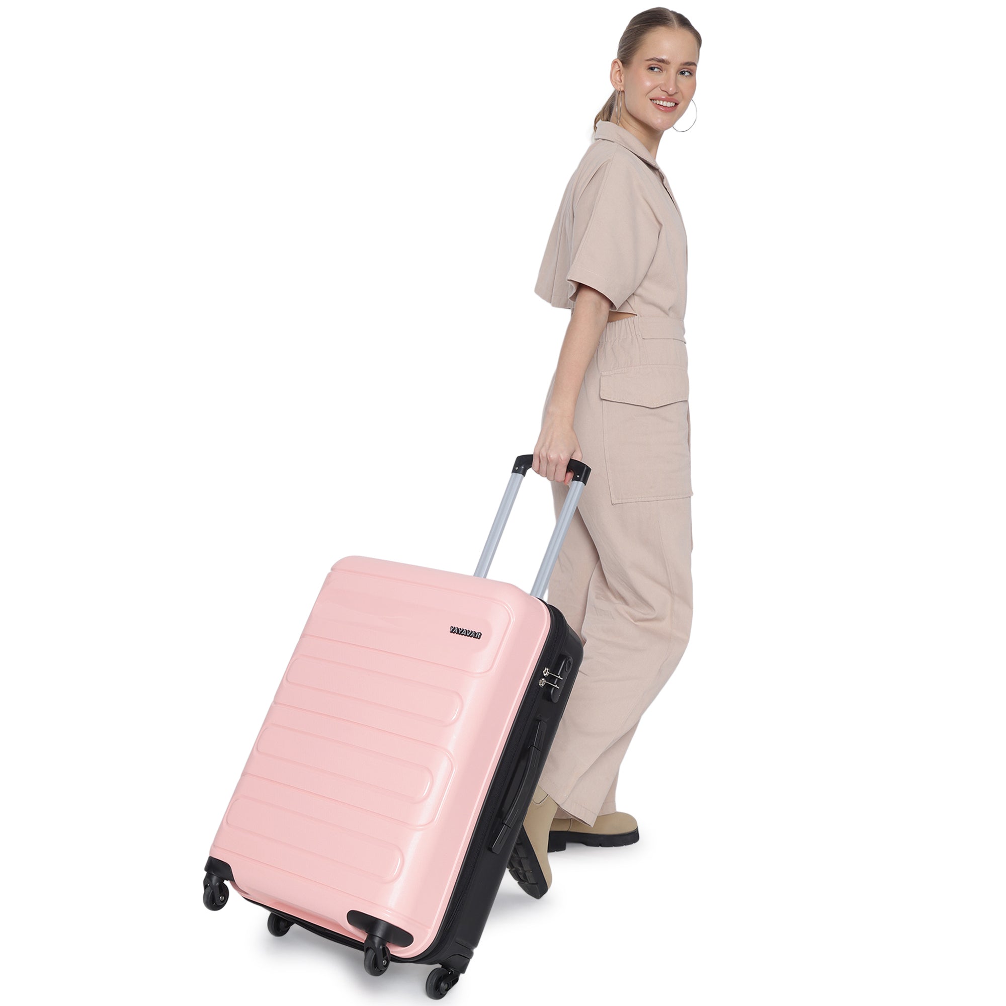 Tokyo Dual Pink-Black Medium Trolley