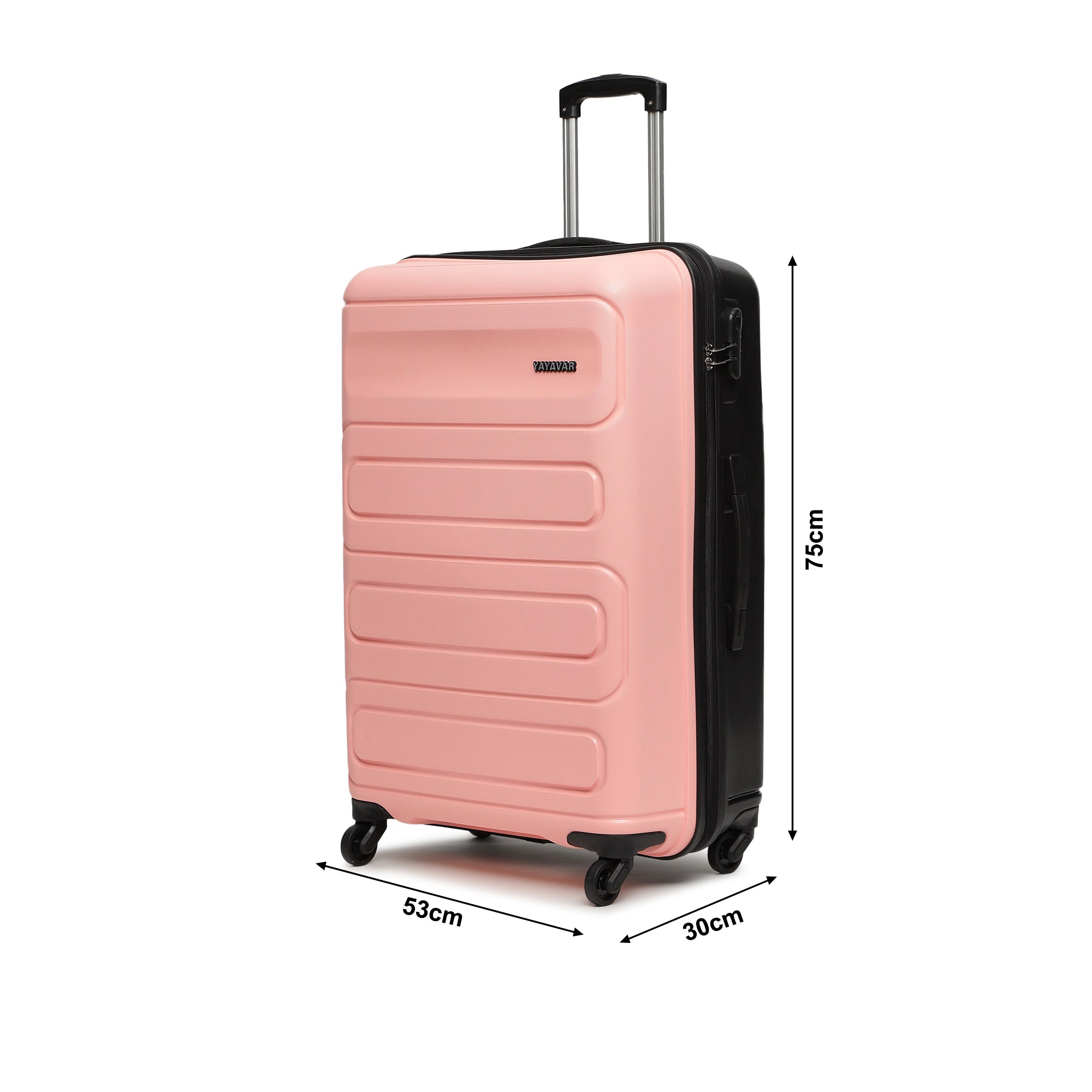 Tokyo Dual Pink-Black Large Trolley