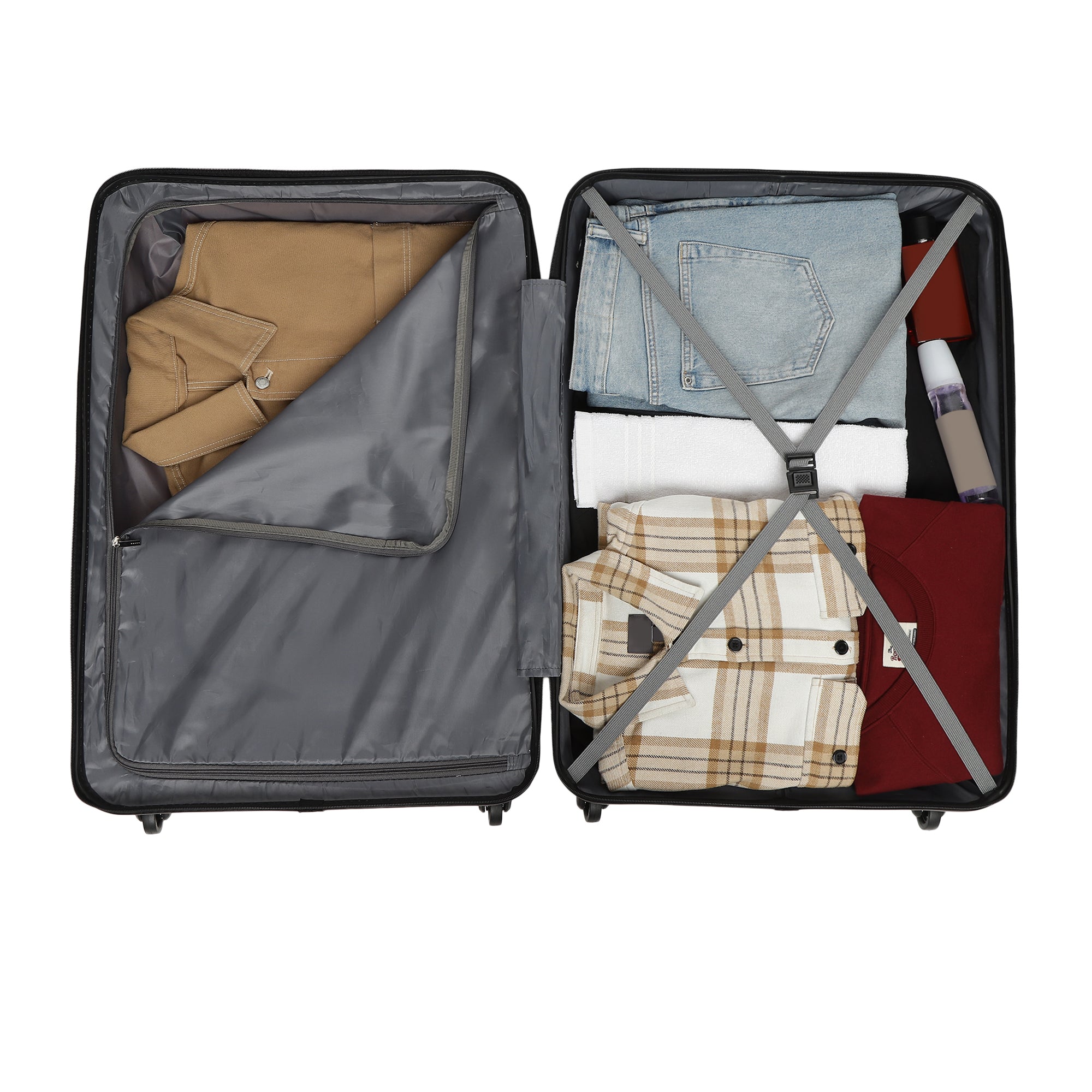 Tokyo Dual Pink-Black Large Trolley