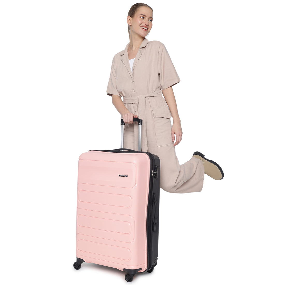 Tokyo Dual Pink-Black Set Of 2 Trolley
