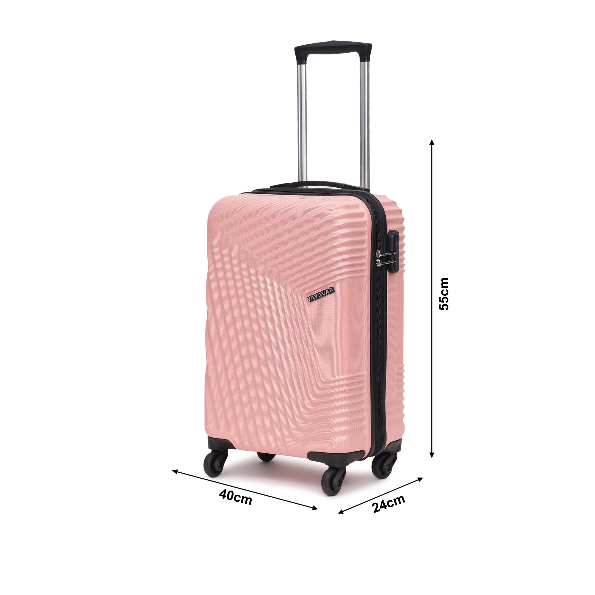 Monaco Baby Pink Small Trolley