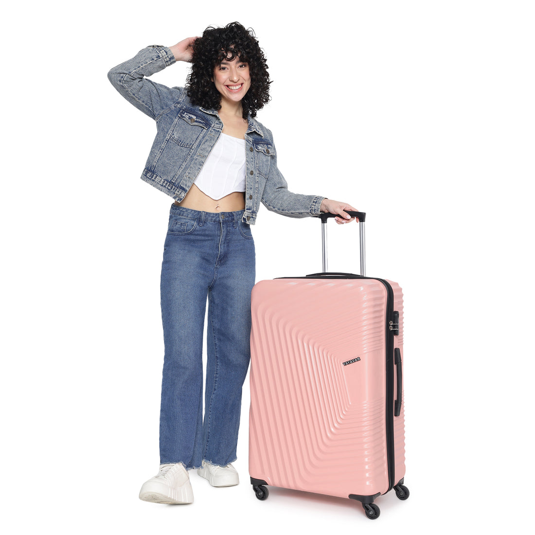 Monaco Baby Pink Large Trolley