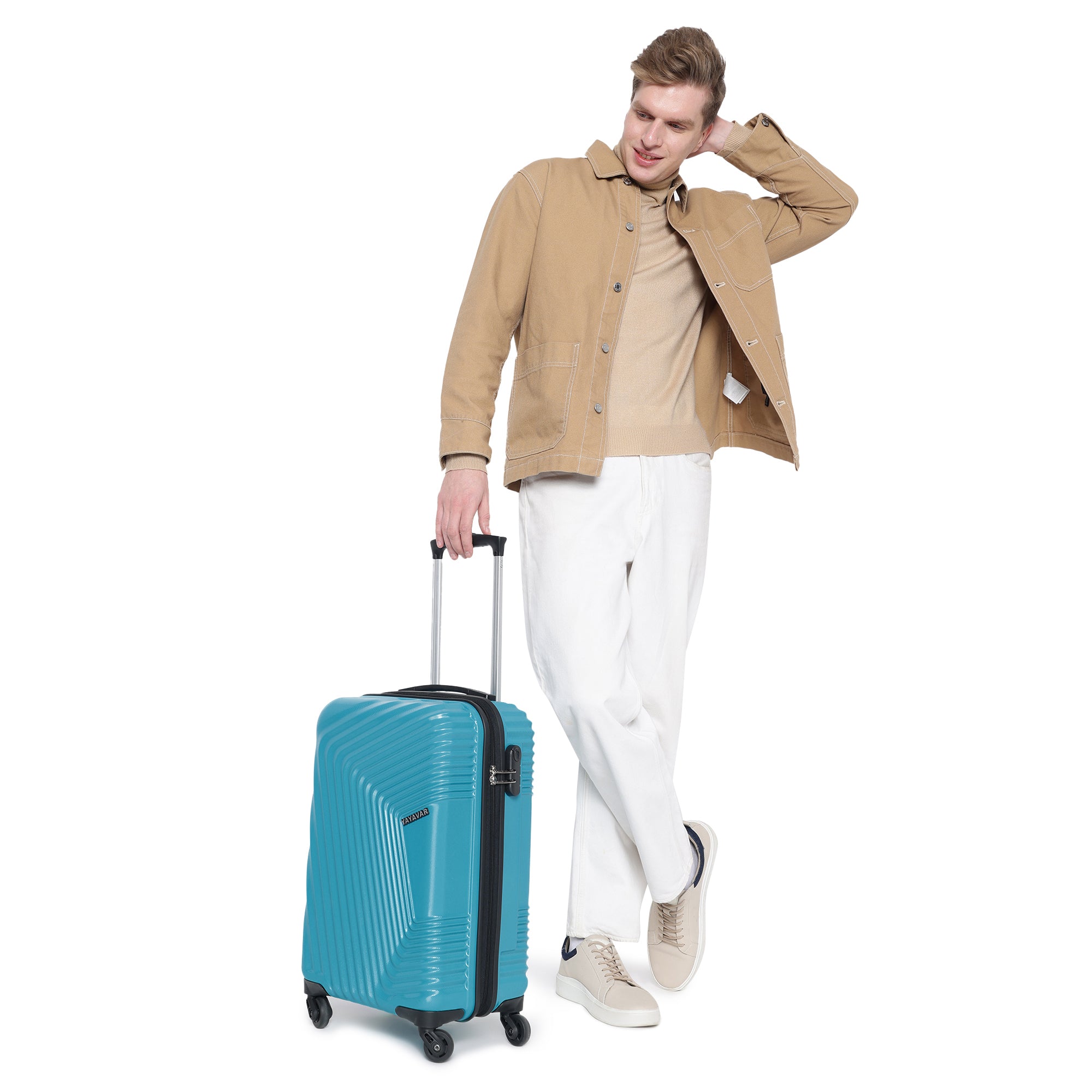 Monaco Teal Small Trolley
