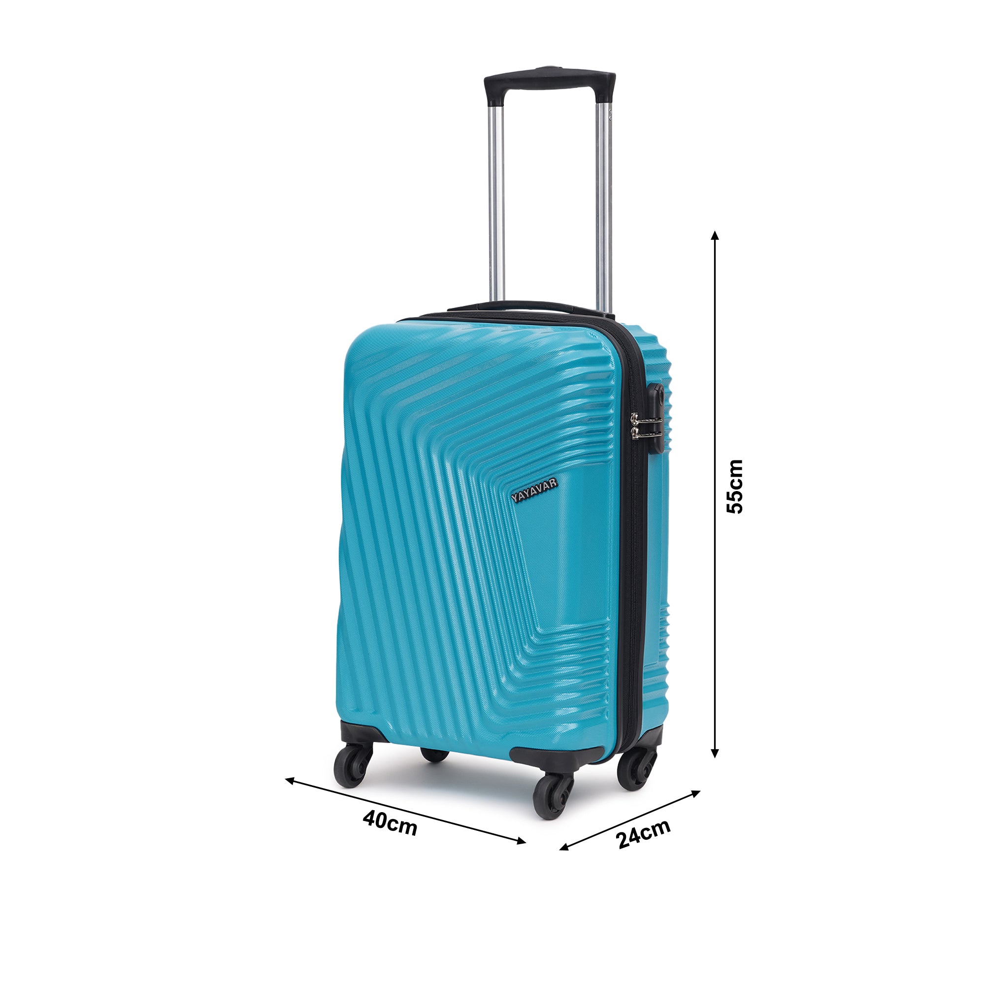 Monaco Teal Small Trolley