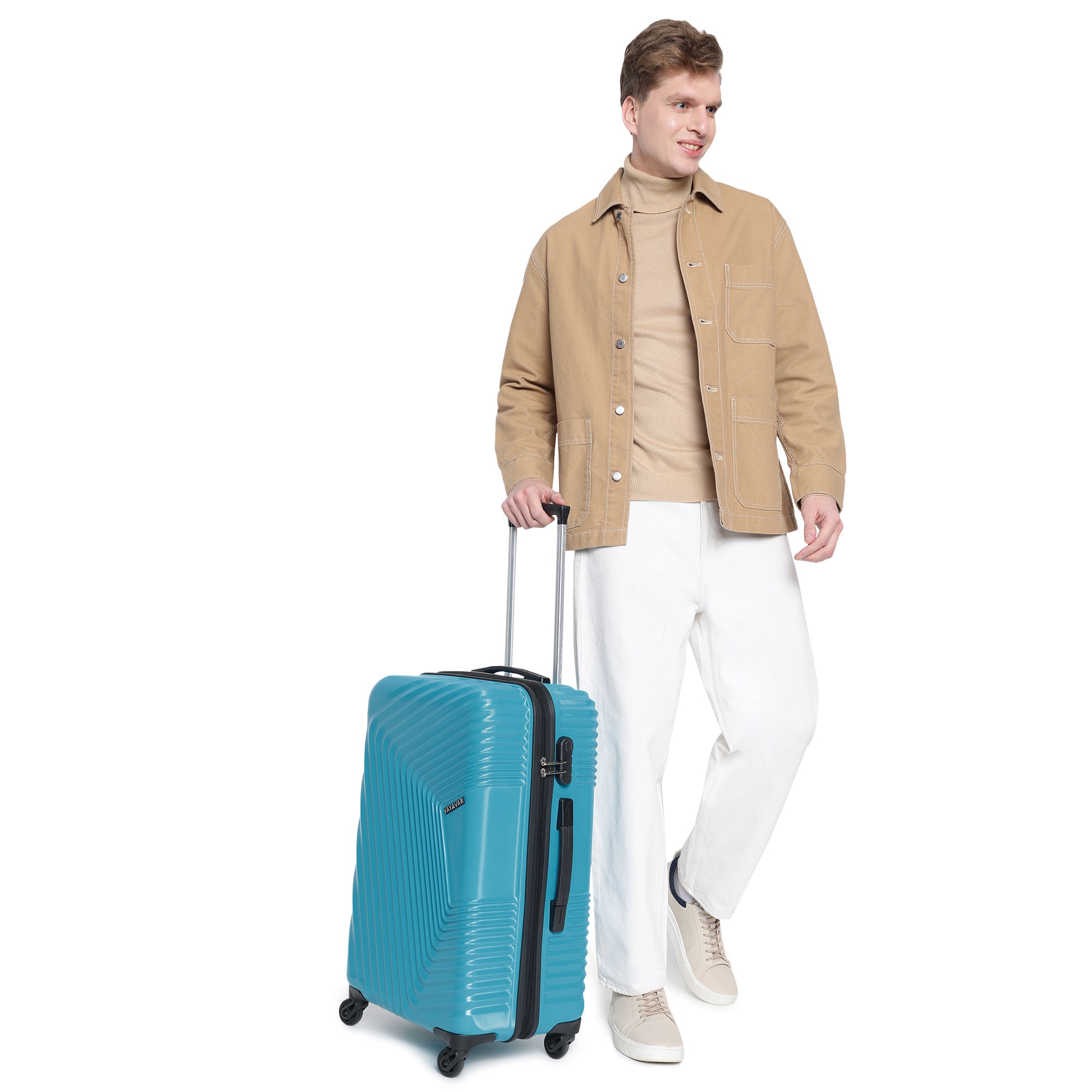 Monaco Teal Medium Trolley