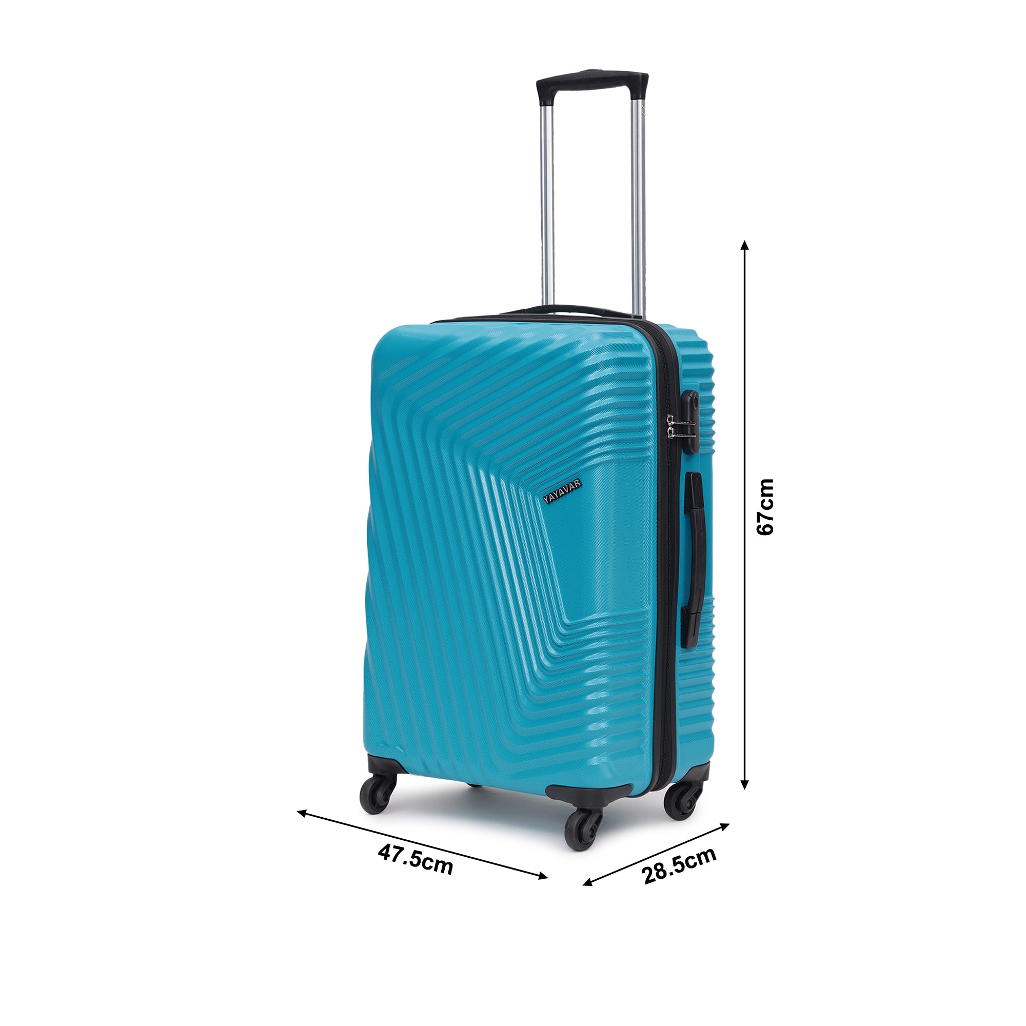 Monaco Teal Medium Trolley