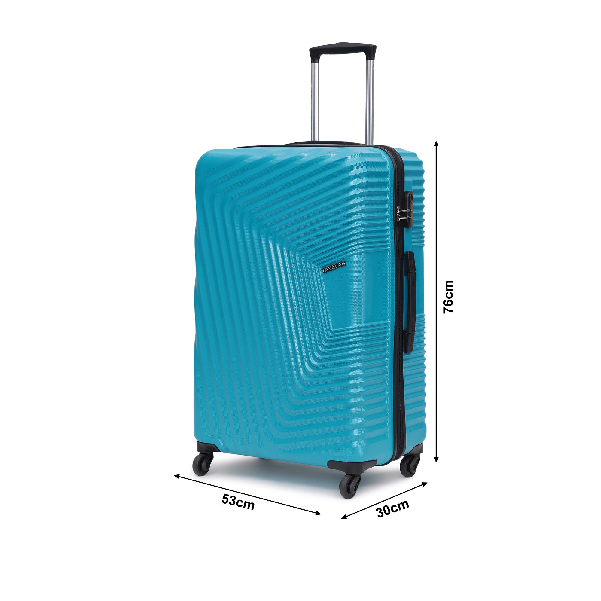 Monaco Teal Large Trolley